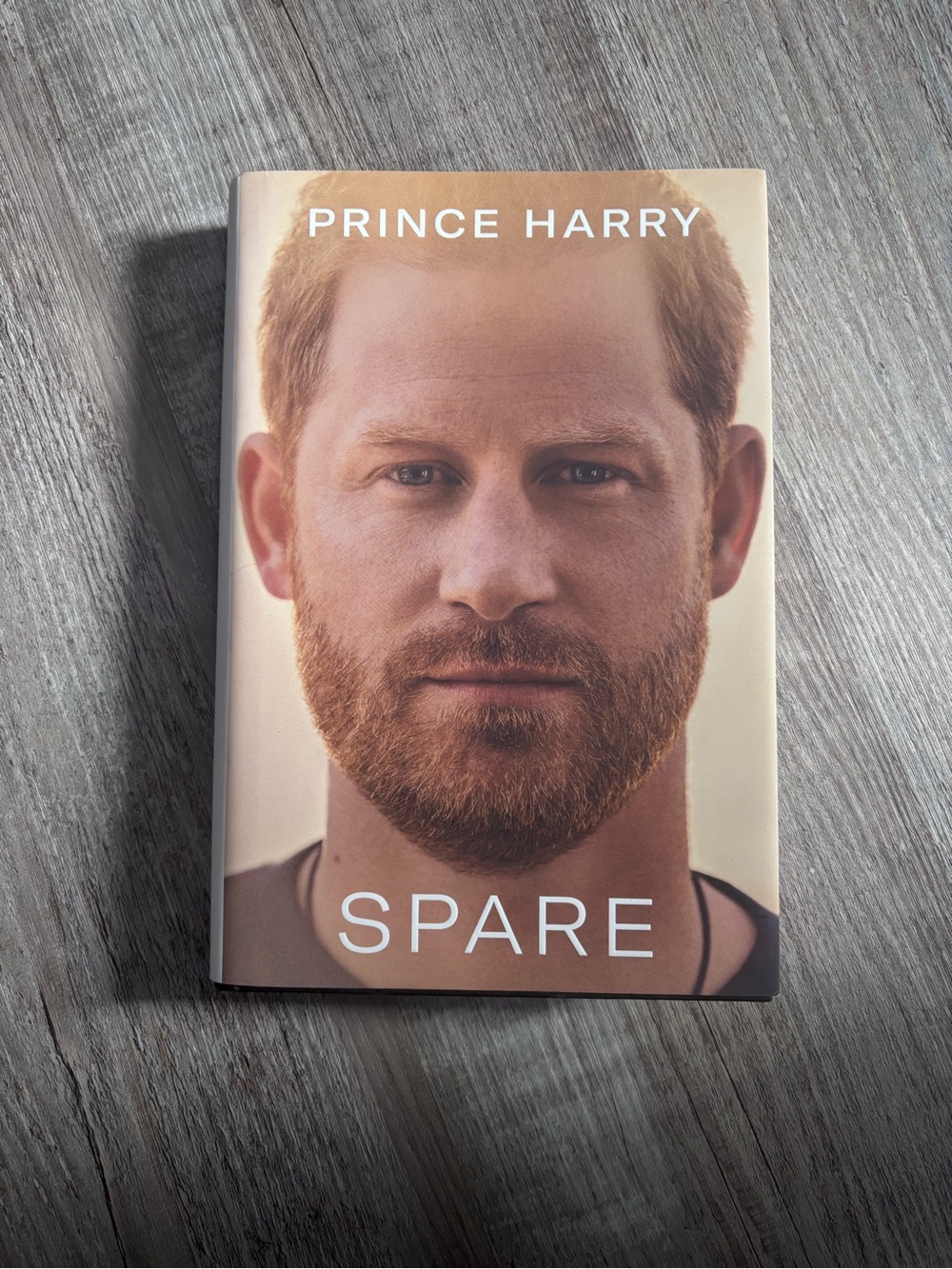 Prince Harry’s Hardcover Memoir  "Spare"